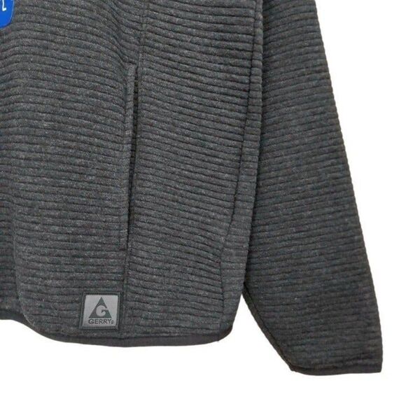 Gerry  Sweater Mens Large Black Pullover1/4 Snap Long Sleeve High Neck Outdoor - Picture 3 of 9